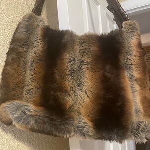 Beautiful Terri Moore furry purse (see photos)